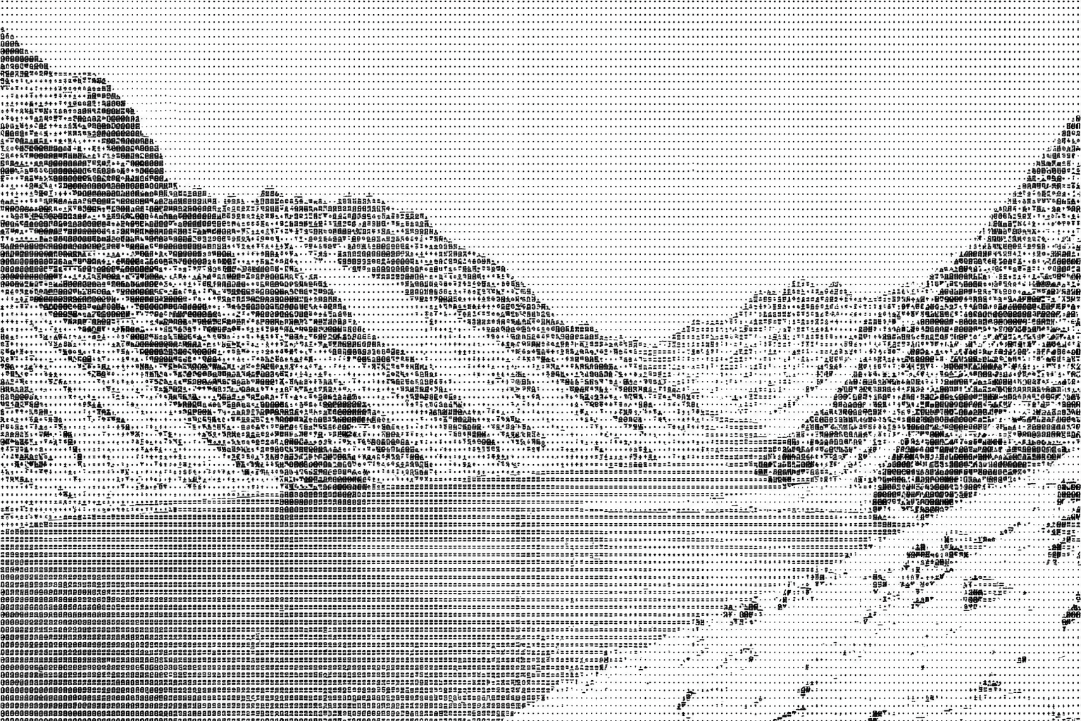 ASCII output preview generated from the original image